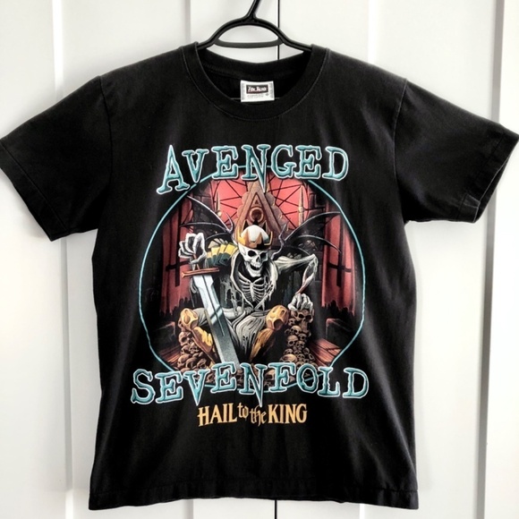 Avenged Sevenfold, Hail To The King The Roxx Tag, Vintage, Single Stitch T Shirt - Picture 1 of 10